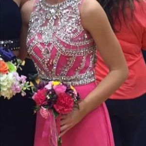 Pink prom dress